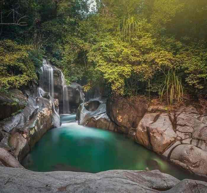 terjun wisata pariaman padang nyarai tempat tempatwisataunik