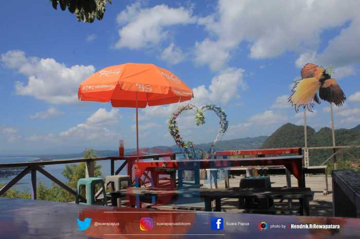 jayapura pemandangan viral tempatwisataunik papua tempat hitz wisata