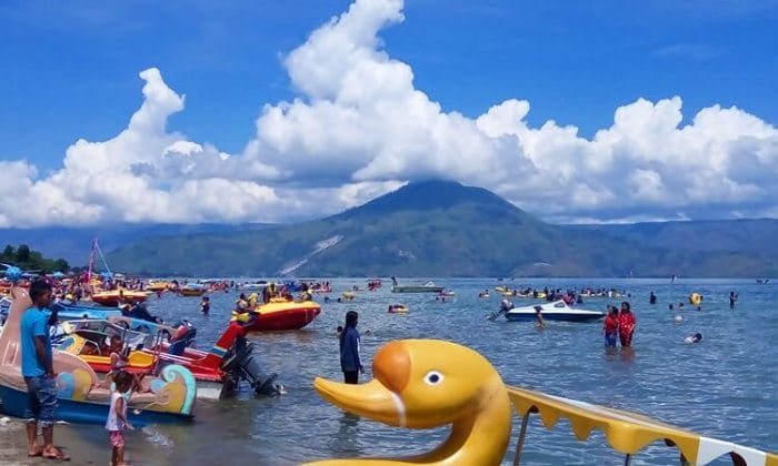 samosir pulau pariwisata dibangun maksimal ekonomi dukung dan