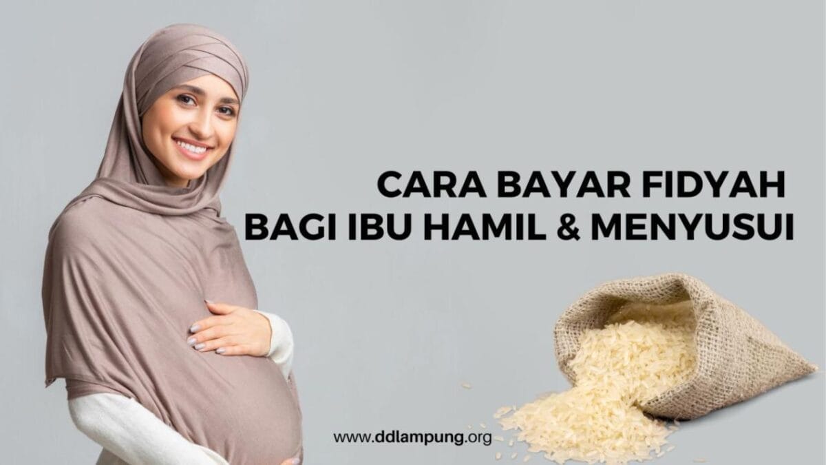 Cara bayar fidyah untuk ibu menyusui