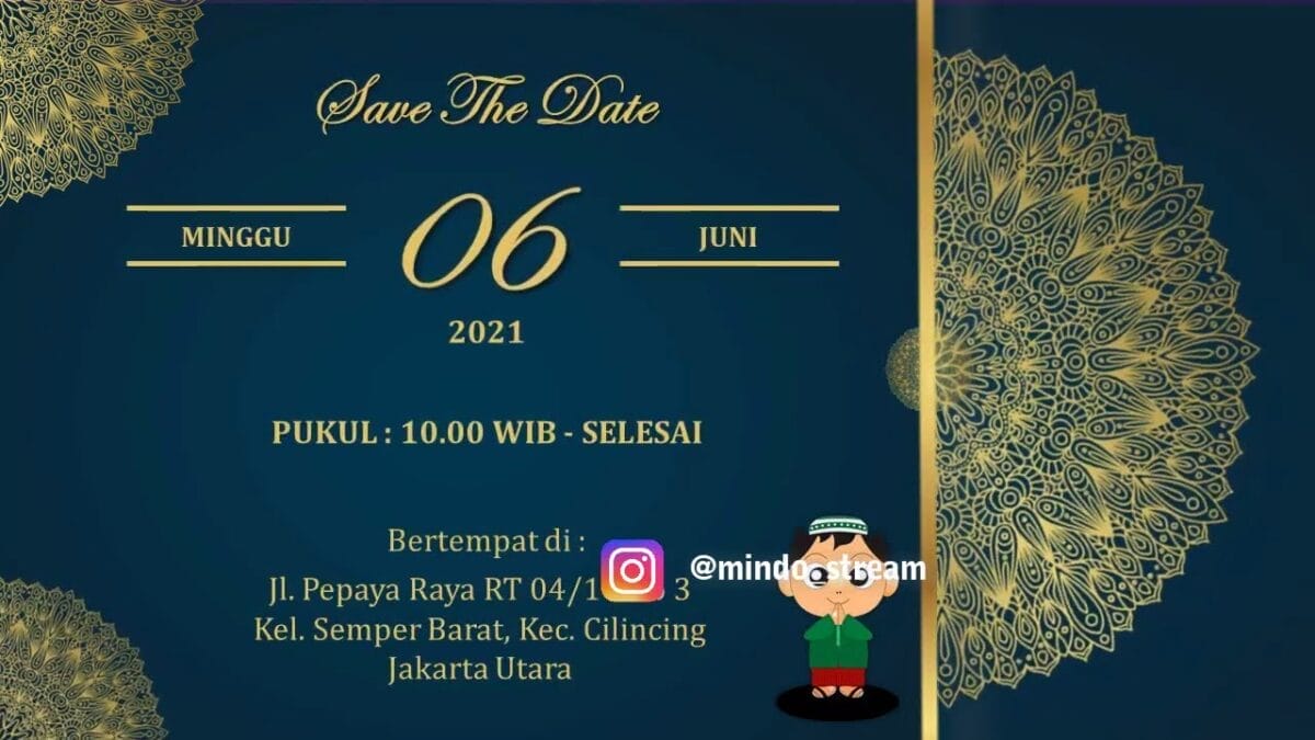 Undangan khitanan membuat desain pernikahan selamatan bahasa